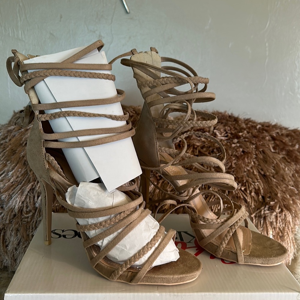 After 5 Classy shoes Lila. Size 10. Non leather suede like material. In box.